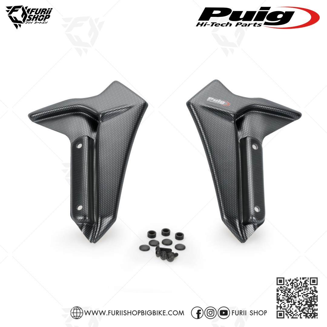 ครอบหม้อน้ำ Puig Radiator Cover : for Fz07/Mt07 2018-2020