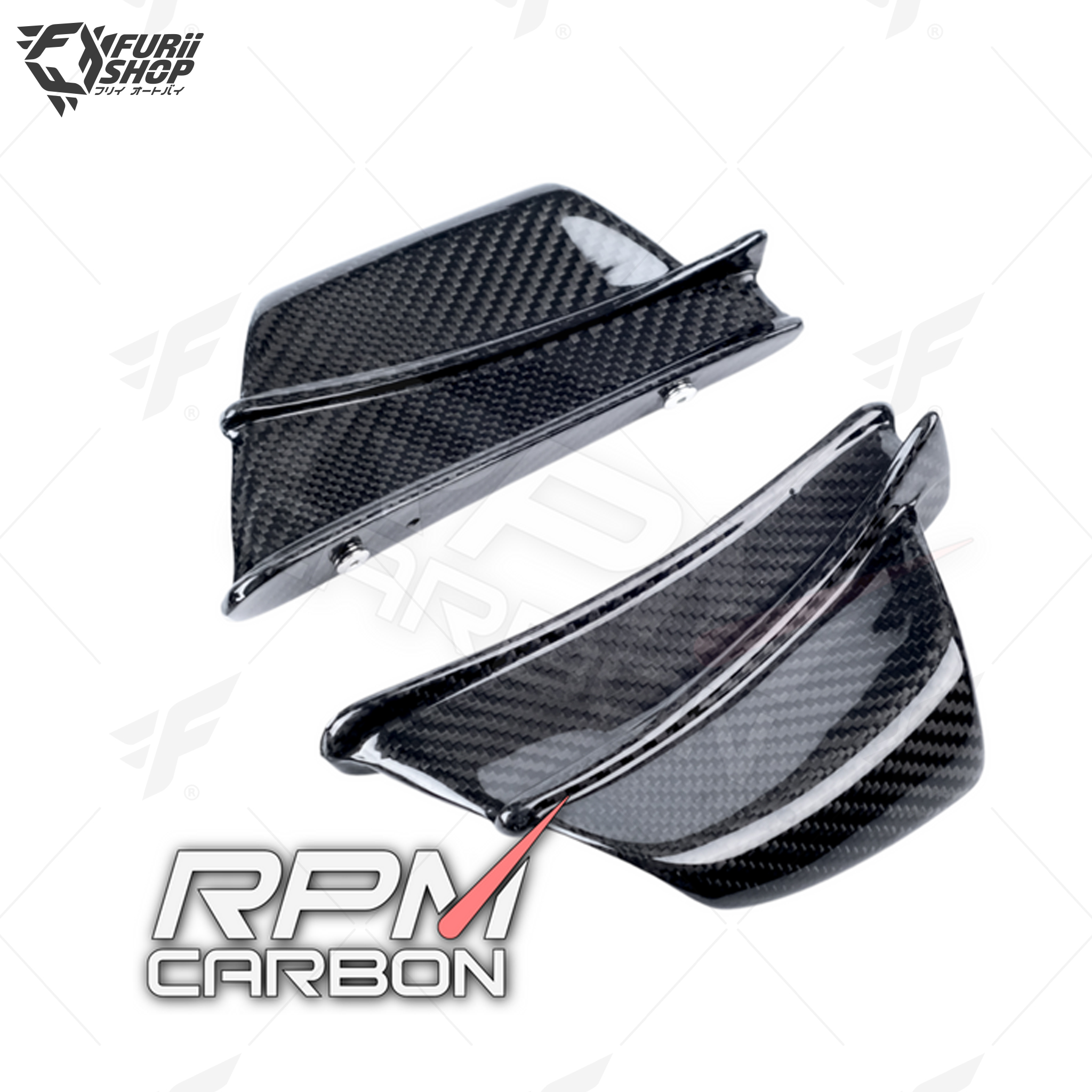 ปีกข้าง RPM Carbon Winglet V4 R Style : for BMW S1000RR 2015-2019