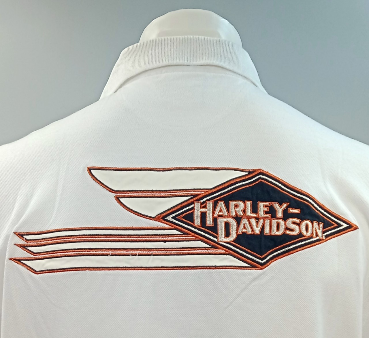 เสื้อโปโลลายปักโลโก้ H-D #37 ไซส์ XL