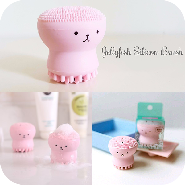 Jellyfish Silicon Brush ซิลิโคนล้างหน้ารูป แมงกะพรุนสุดน่ารัก