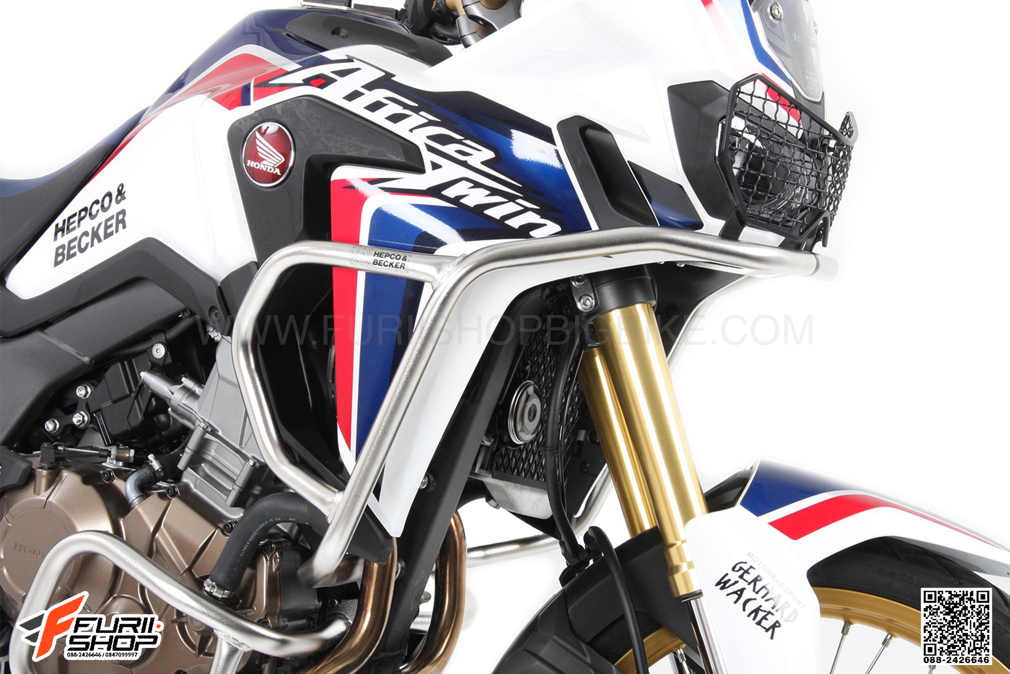 แคชบาร์บน HEPCO&BECKER STAINLESS FOR HONDA AFRICA TWIN