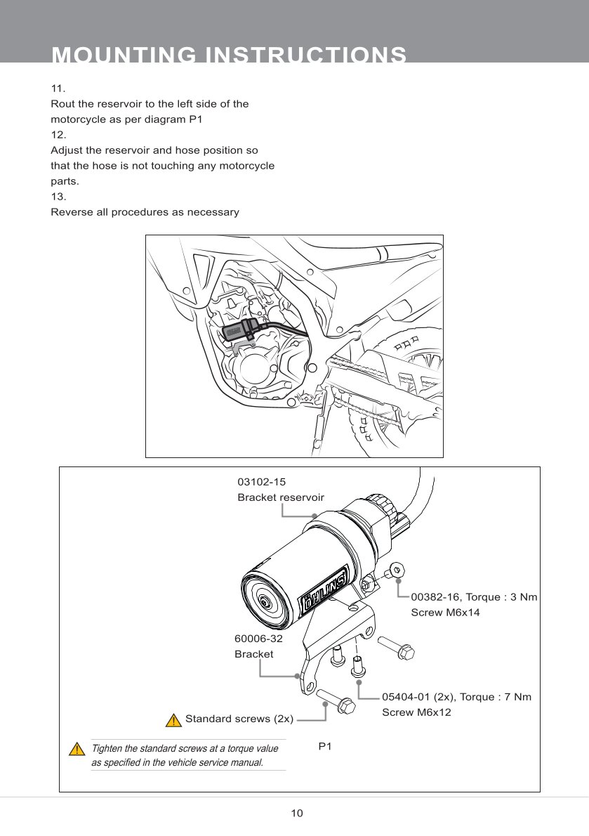 โช๊คหลังแต่ง Ohlins HO213 For Honda CRF 300L (US/EU Version) ปี 2021-2023