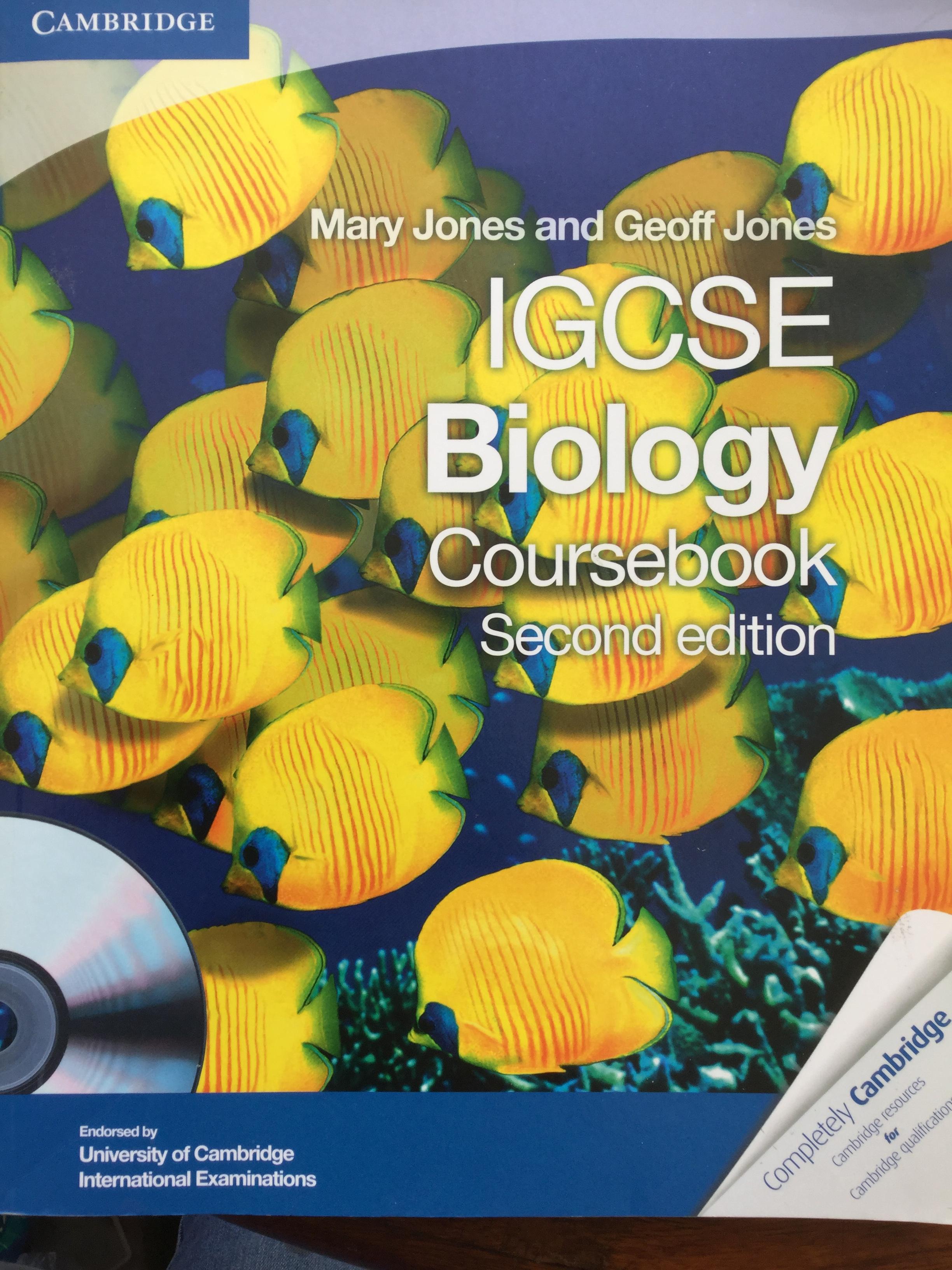 IGCSE Biology Coursebook. Second edition. Endorsed by University of Cambridge International Examinations แถม Compact Disc 1 แผ่น 0 กก.