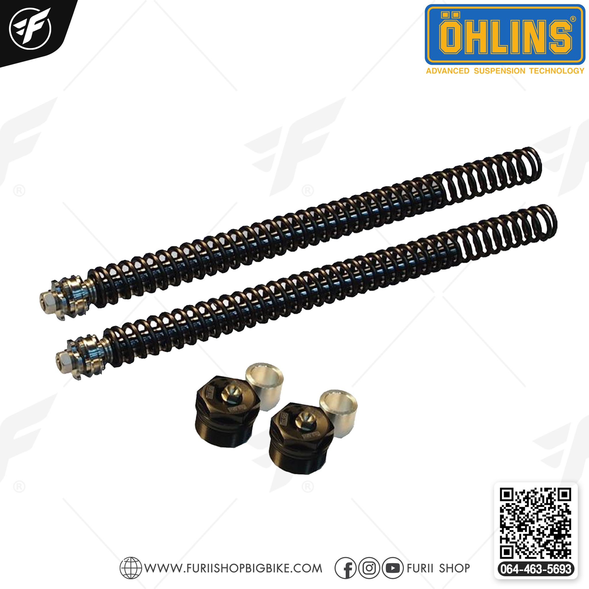 สปริงโช๊คหน้าแต่ง OHLINS FDK102 FOR ฮอนด้า Honda ZOOMER X