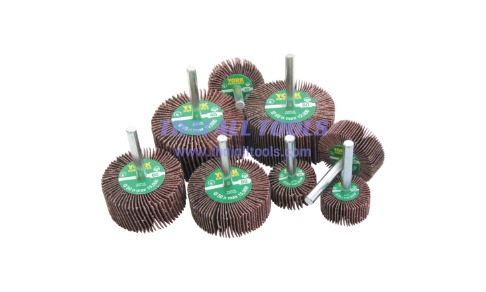 ชุดกระดาษทรายมีแกน 8 ชิ้น แกน 6 mm FLAP WHEELS SETS YORK ABRASIVES