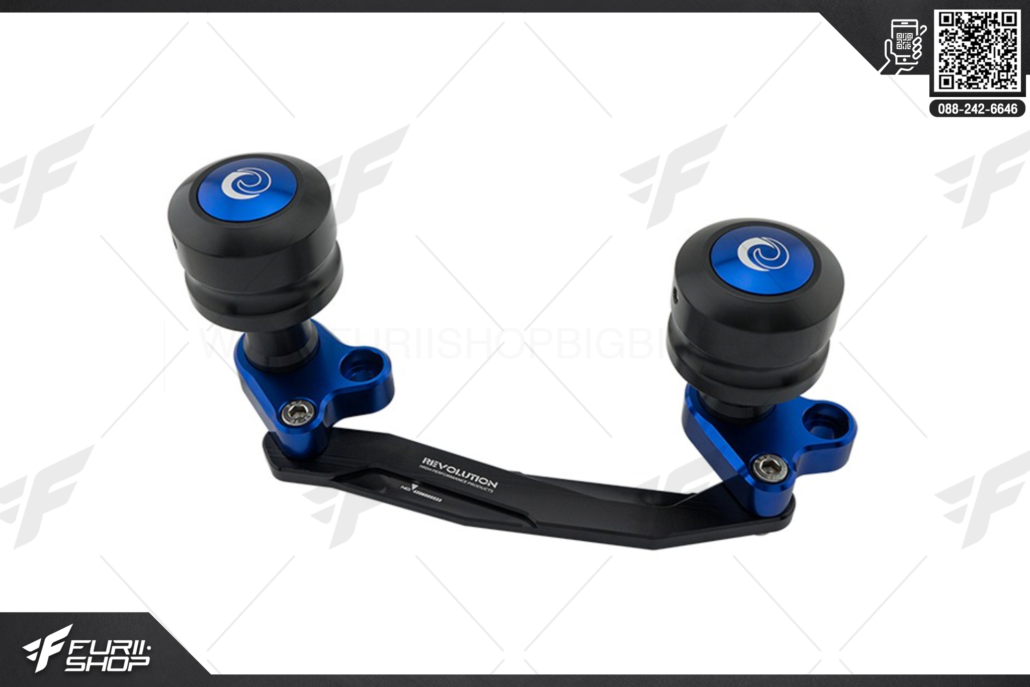 ชุดกันล้มข้างท่อไอเสีย Revolution For Honda Forza350 2020 ท่อแต่ง ท่อสูตร ท่อบิ๊กไบค์ ท่อBigbike ท่อไอเสีย