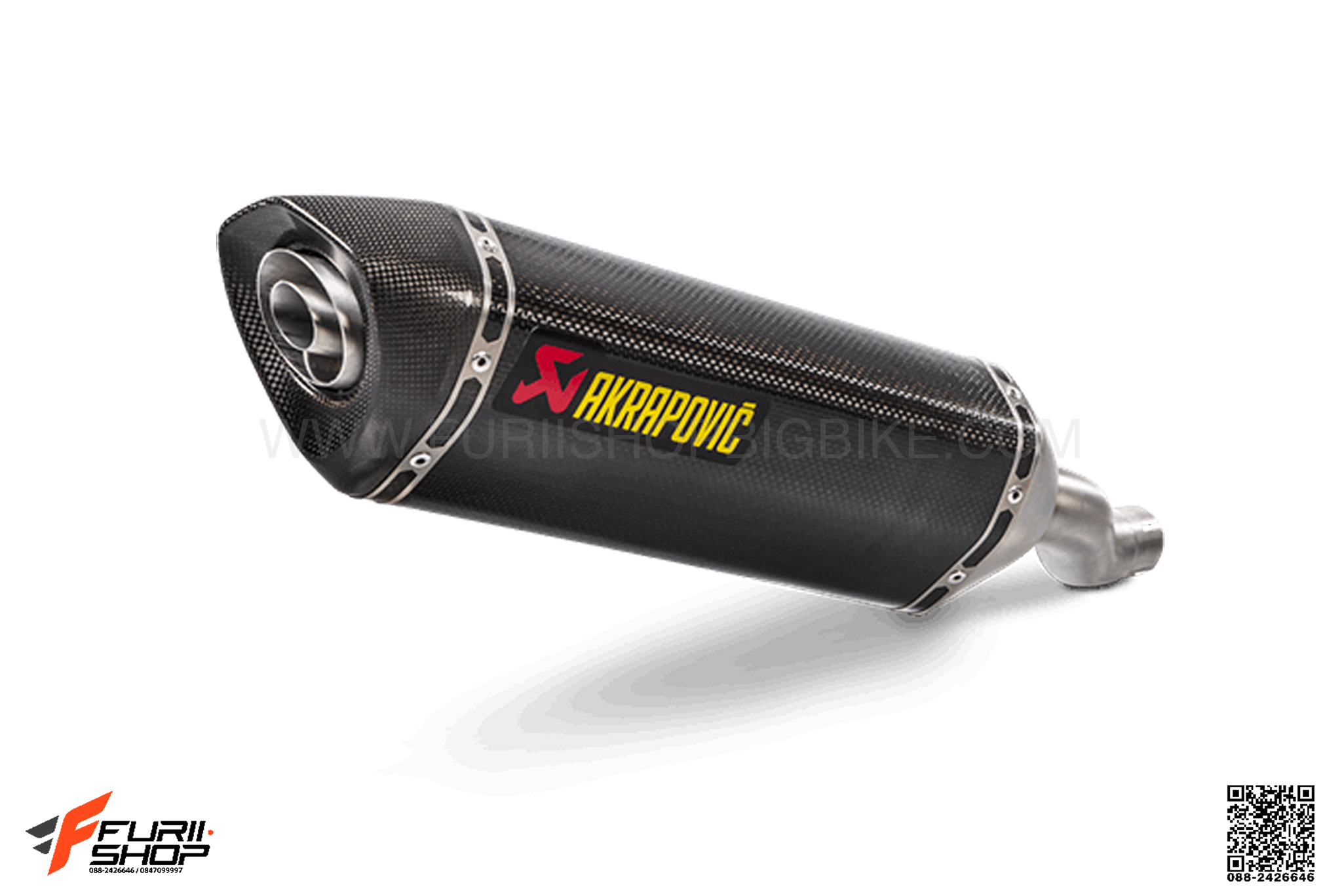 ท่อมอเตอร์ไซค์ AKRAPOVIC SLIP-ON CARBON FOR HONDA CB500F,X,R 2016 ท่อแต่ง ท่อสูตร ท่อบิ๊กไบค์ ท่อBigbike ท่อไอเสีย