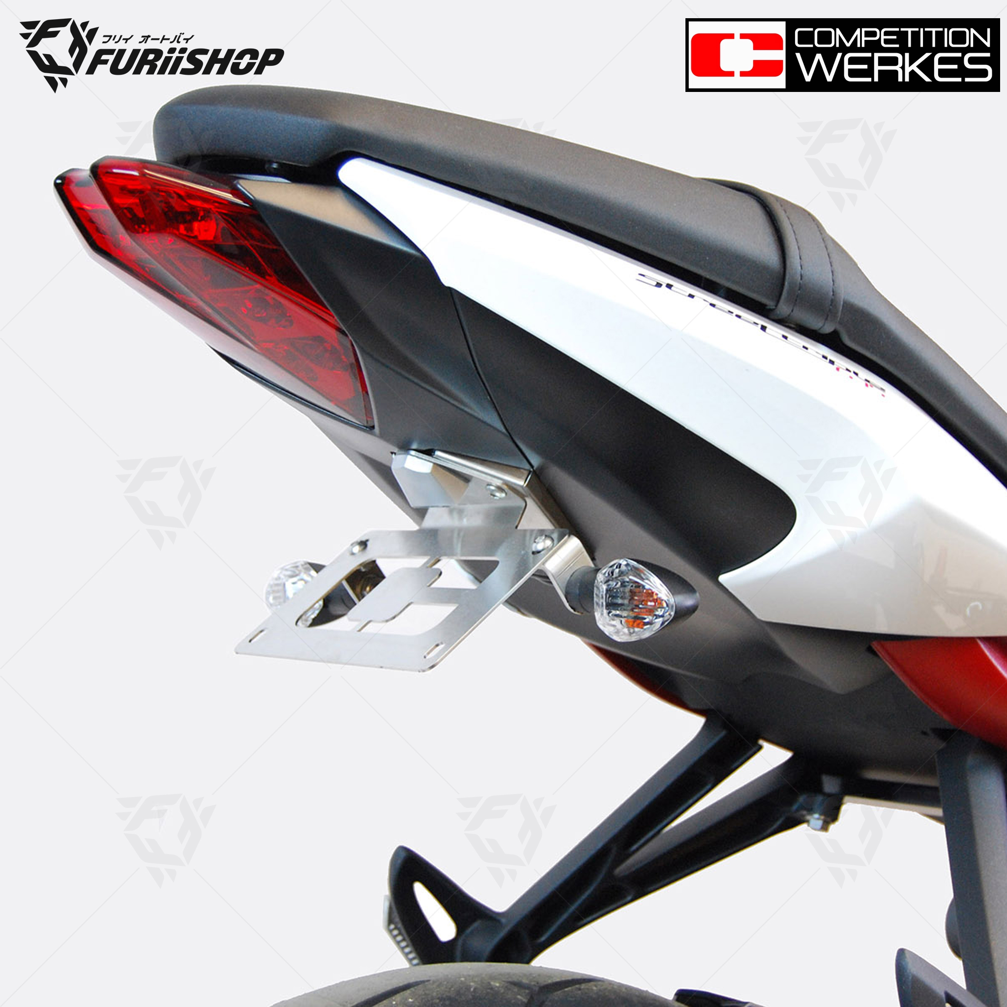 ท้ายสั้น COMPETTITION WERKES For : STREET TRIPLE RX/RS