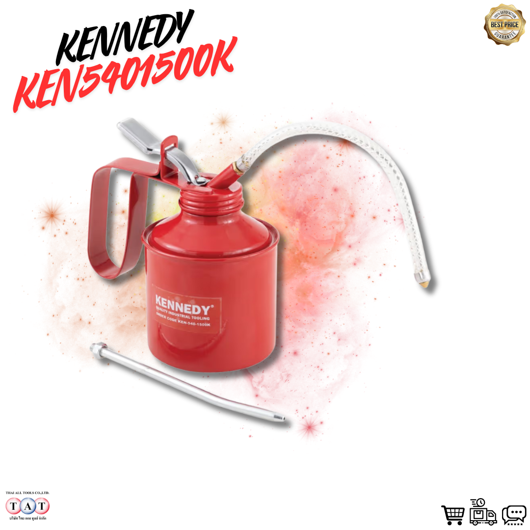 Kennedy.500cc METAL OIL CAN - FORCE FEED PUMP KEN5401500K