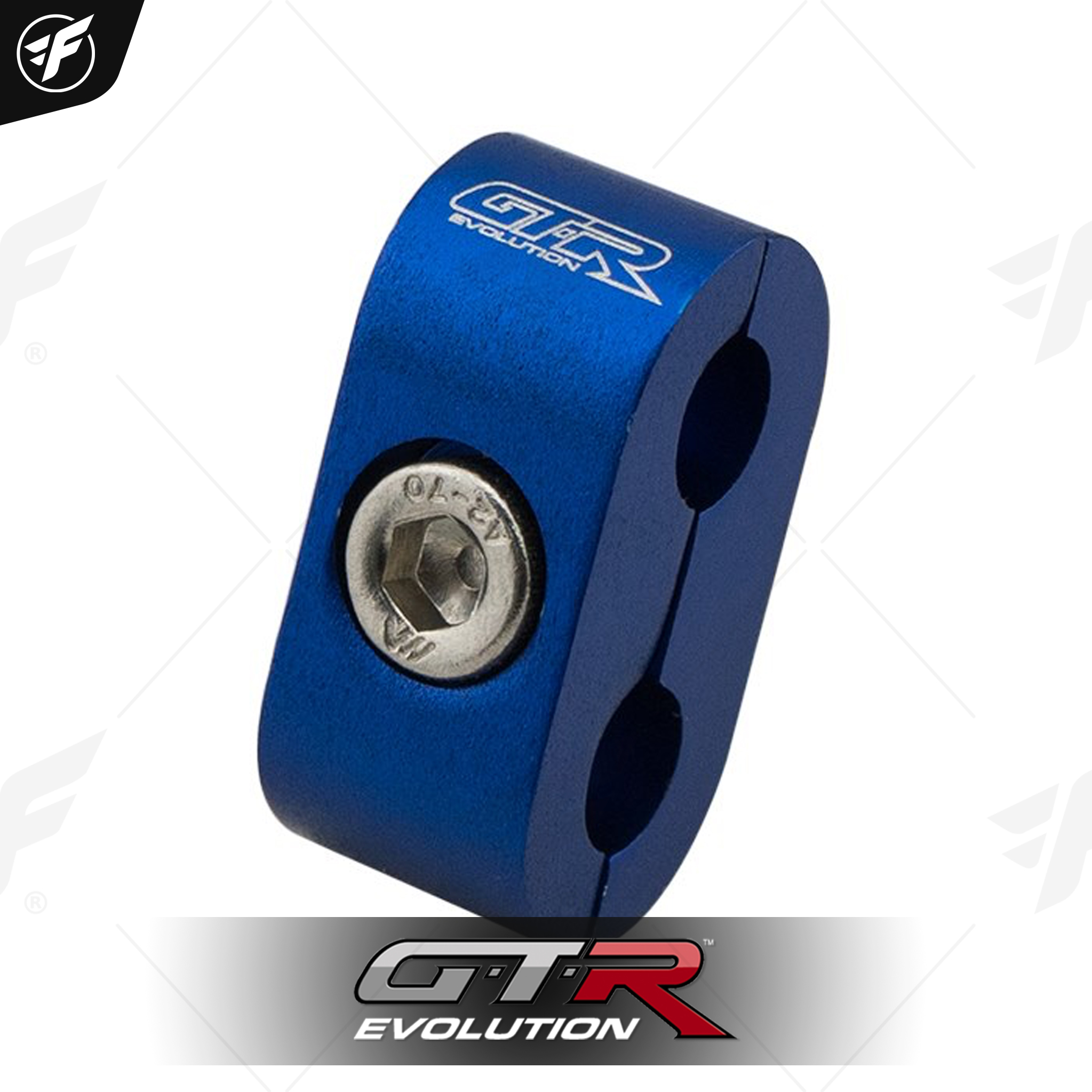 ประกับสายคันเร่งคู่ (ตัวเล็ก) GTR V2 น้ำเงิน