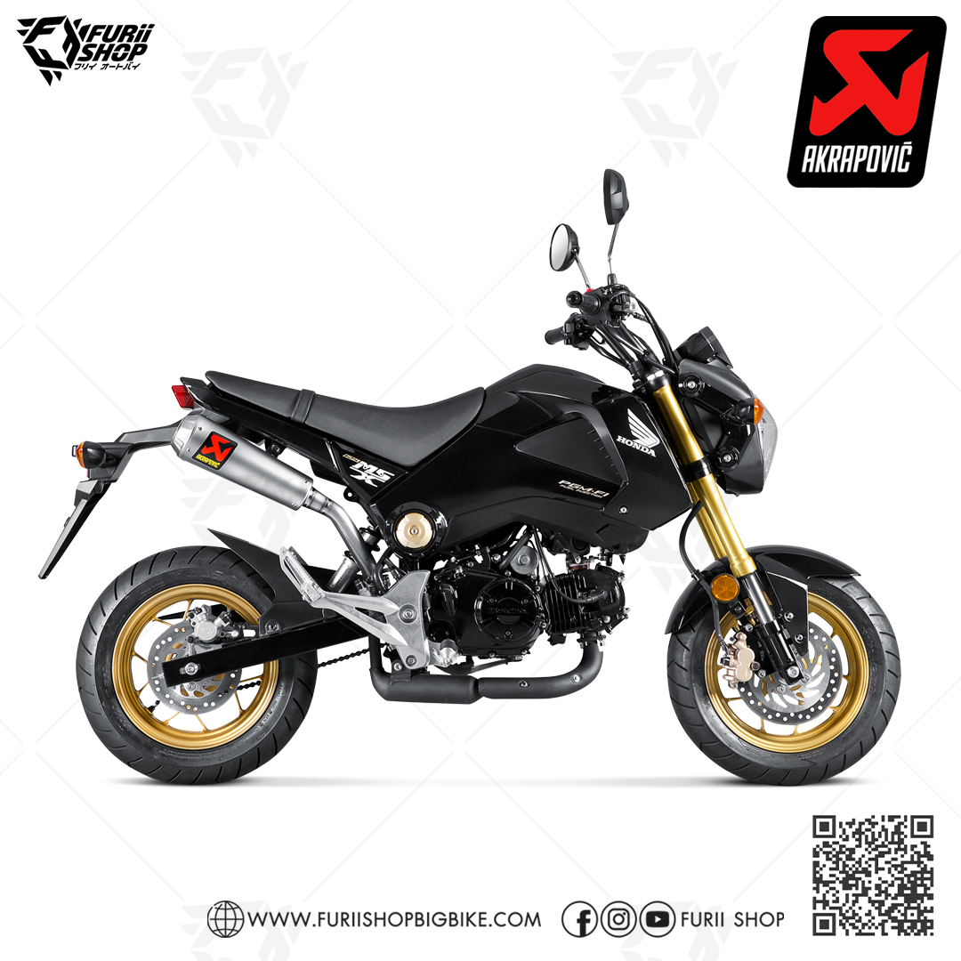 ท่อแต่ง Akrapovic Slip on Moto GP : for Honda MSX125/grom 2013-2016