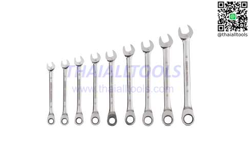 ชุดประแจปากตาย แหวนฟรี 3/8"-3/4" AF RATCHET COMBINATION SPANNER SET 7PC KENNEDY