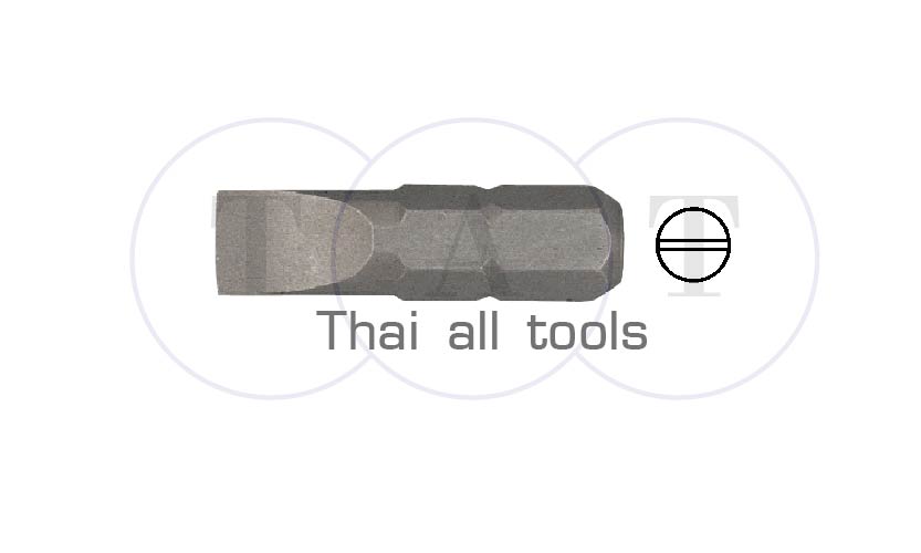ดอกไขควงแบน 1/4” HEX DRIVE BITS - FLAT KENNEDY