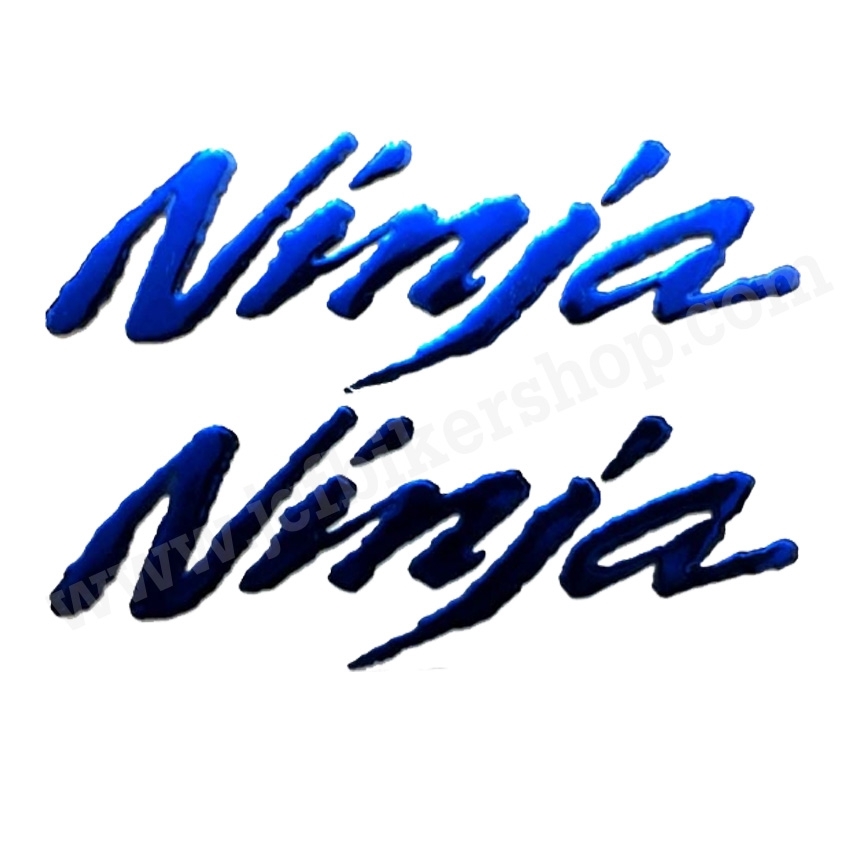 สติ๊กเกอร์โลโก้ตัวหนังสือ Ninja Ninja250/300/650 ZX-6R/10R/12R