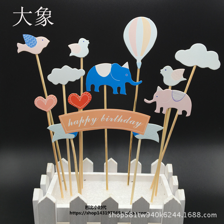 ป้านตกแต่งเค้ก ประดับตกแต่ง