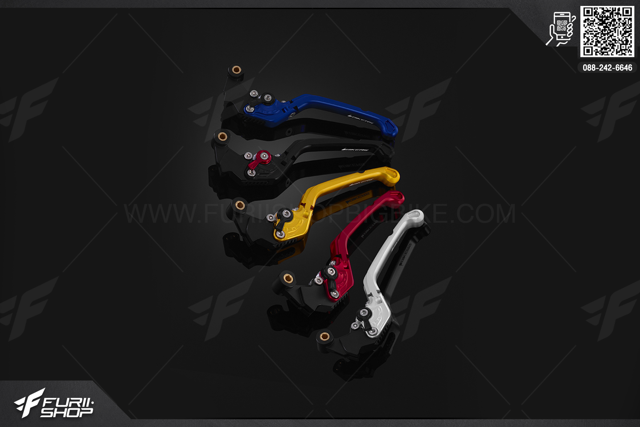 ก้านคลัทช์ ก้านครัช Premium Folding Adjustable Clutch Lever Bikers Yamaha YZF-R3 (2015-2018)