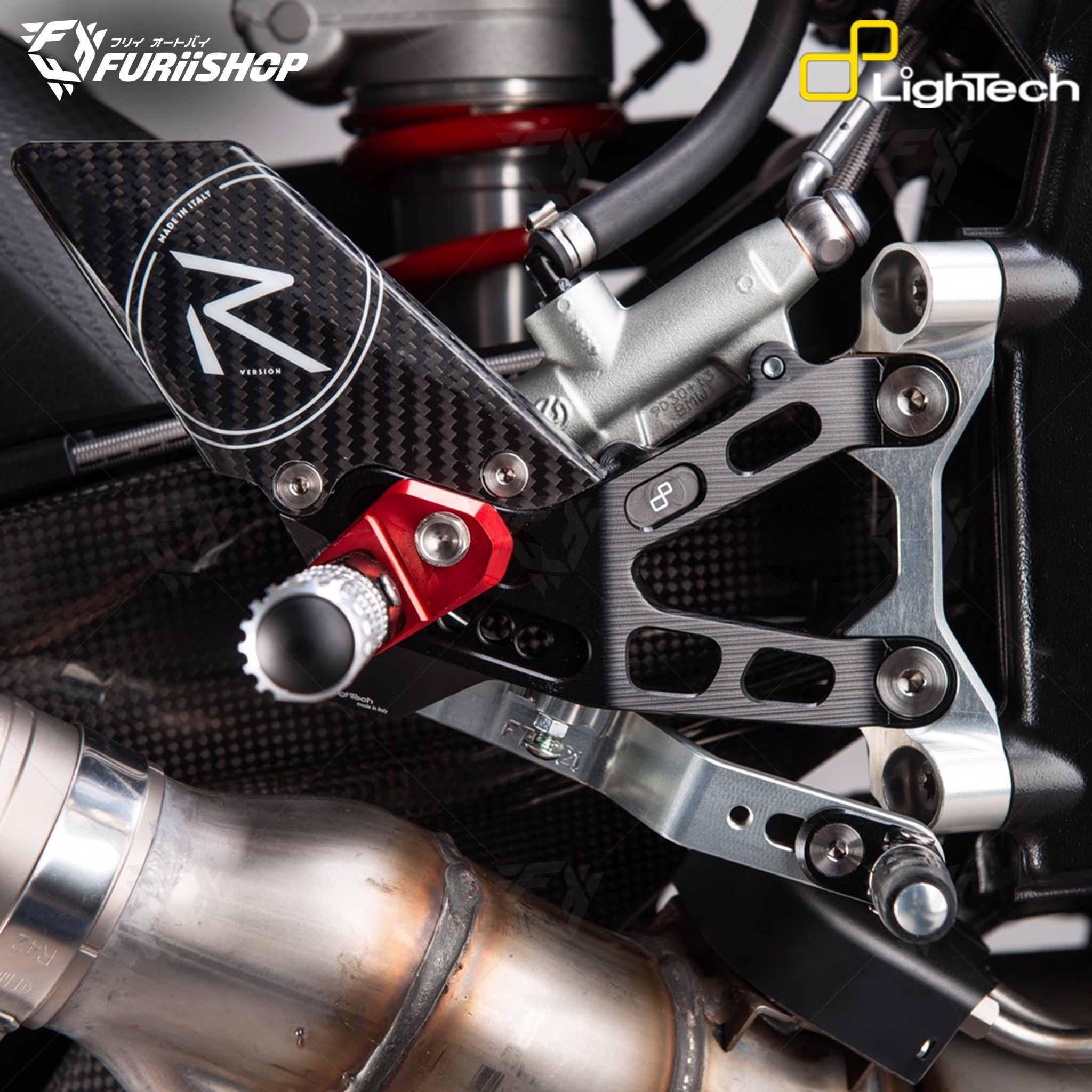 พักเท้า LIGHTECH R VERSION For : S1000RR 2020+