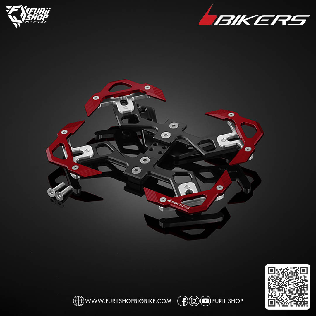 กรอบป้ายทะเบียน รุ่นพรีเมียม 01 Bikers Premium Rear License Support 01 (L0014) : for Lambretta G350