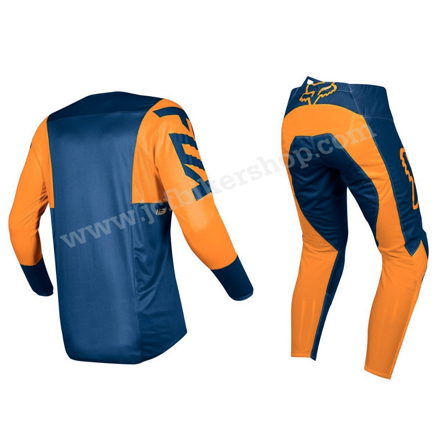 ชุดวิบาก ชุดขี่มอเตอร์ไซค์วิบาก Motocross เทา-เหลือง