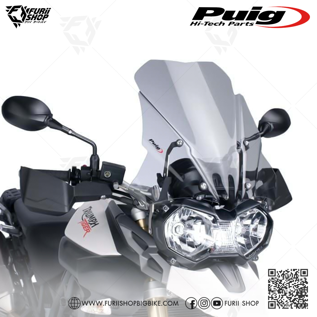 ชิลด์หน้า Puig Windshield Touring : for Triumph Tiger800 2011-2017