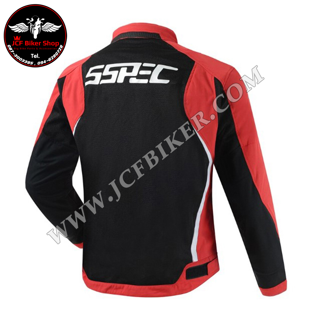 เสื้อการ์ด เสื้อการ์ดมอเตอร์ไซค์ SSPEC SCJ-6002 B2 ผ้าตาข่ายโพลีเอสเตอร์ระบายอากาศ สวมใส่สบาย