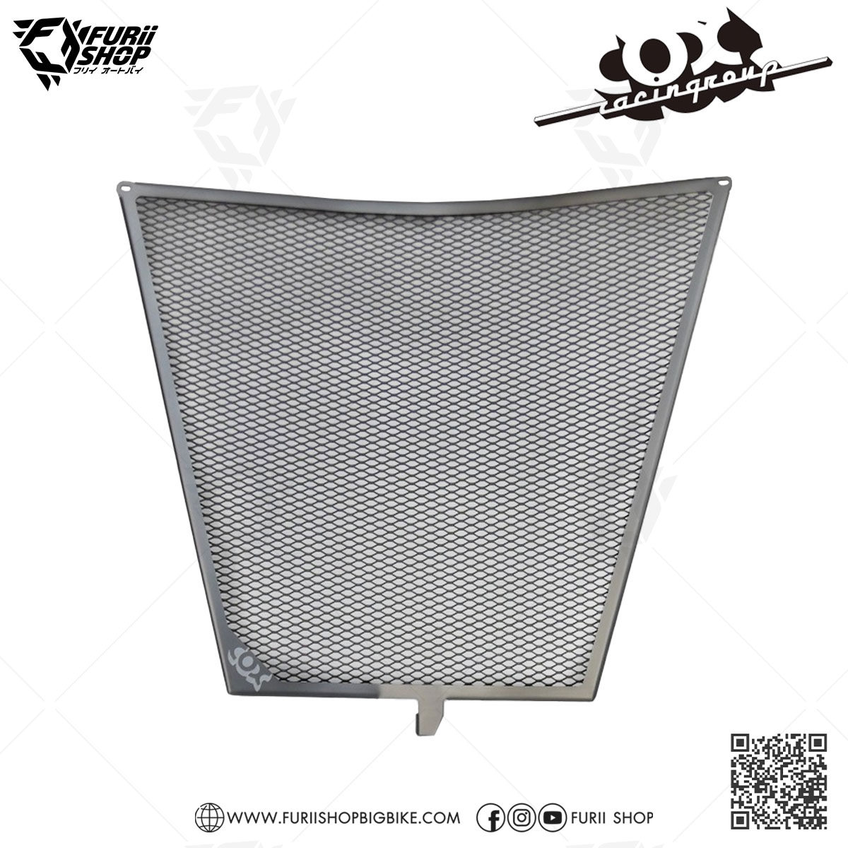 การ์ดหม้อน้ำ Cox Racing Radiator Guard (Titanium) : for Honda CBR1000RR 2017-2019 SP