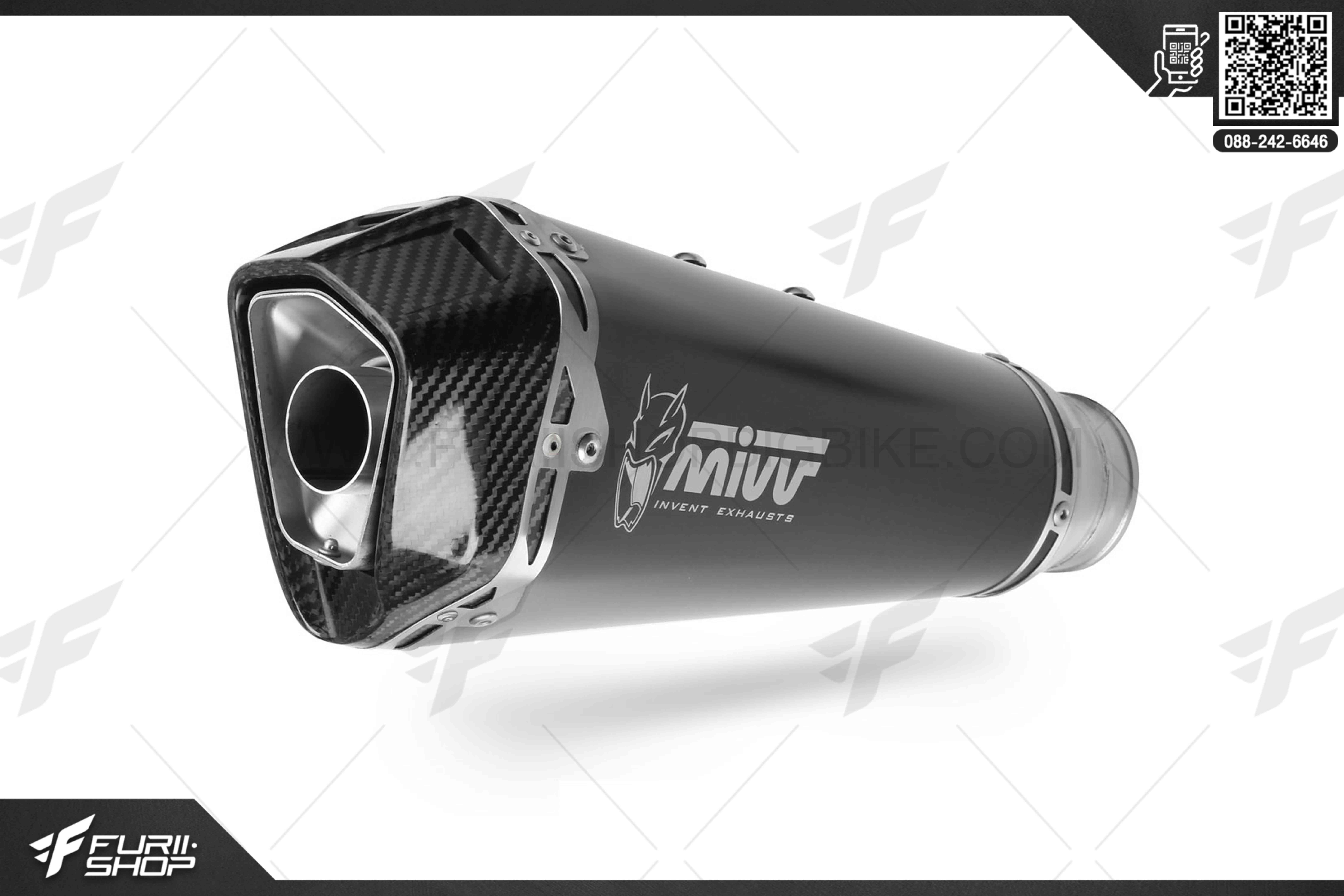 ท่อมอเตอร์ไซค์ MIVV FOR HONDA X-ADV 750 DELTA RACE STEEL BLACK ท่อแต่ง ท่อสูตร ท่อบิ๊กไบค์ ท่อBigbike ท่อไอเสีย