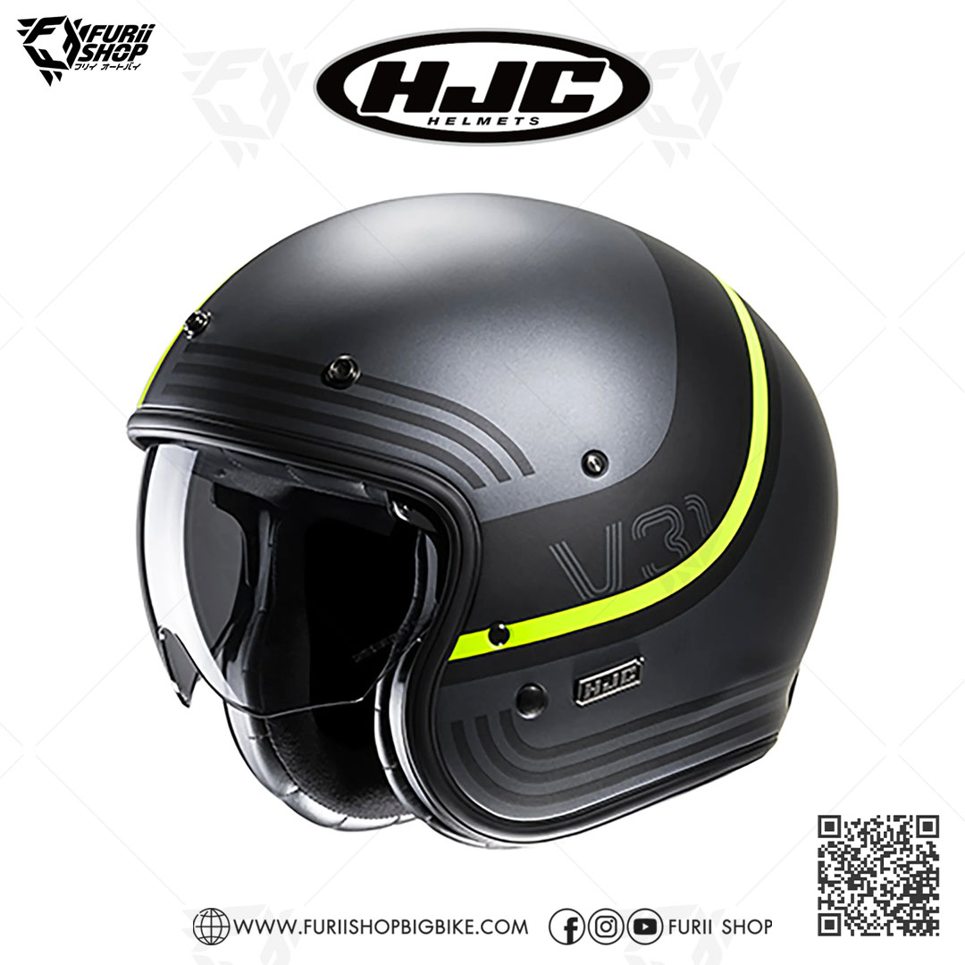 หมวกกันน็อคครึ่งใบ(Halfface) HJC V31 : BYRON MC3HSF