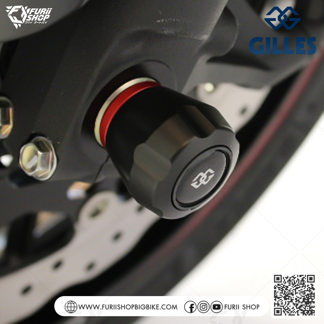 กันล้มหน้า Gilles tooling Front Axle Protector : for Suzuki GSXS750 2017-2020