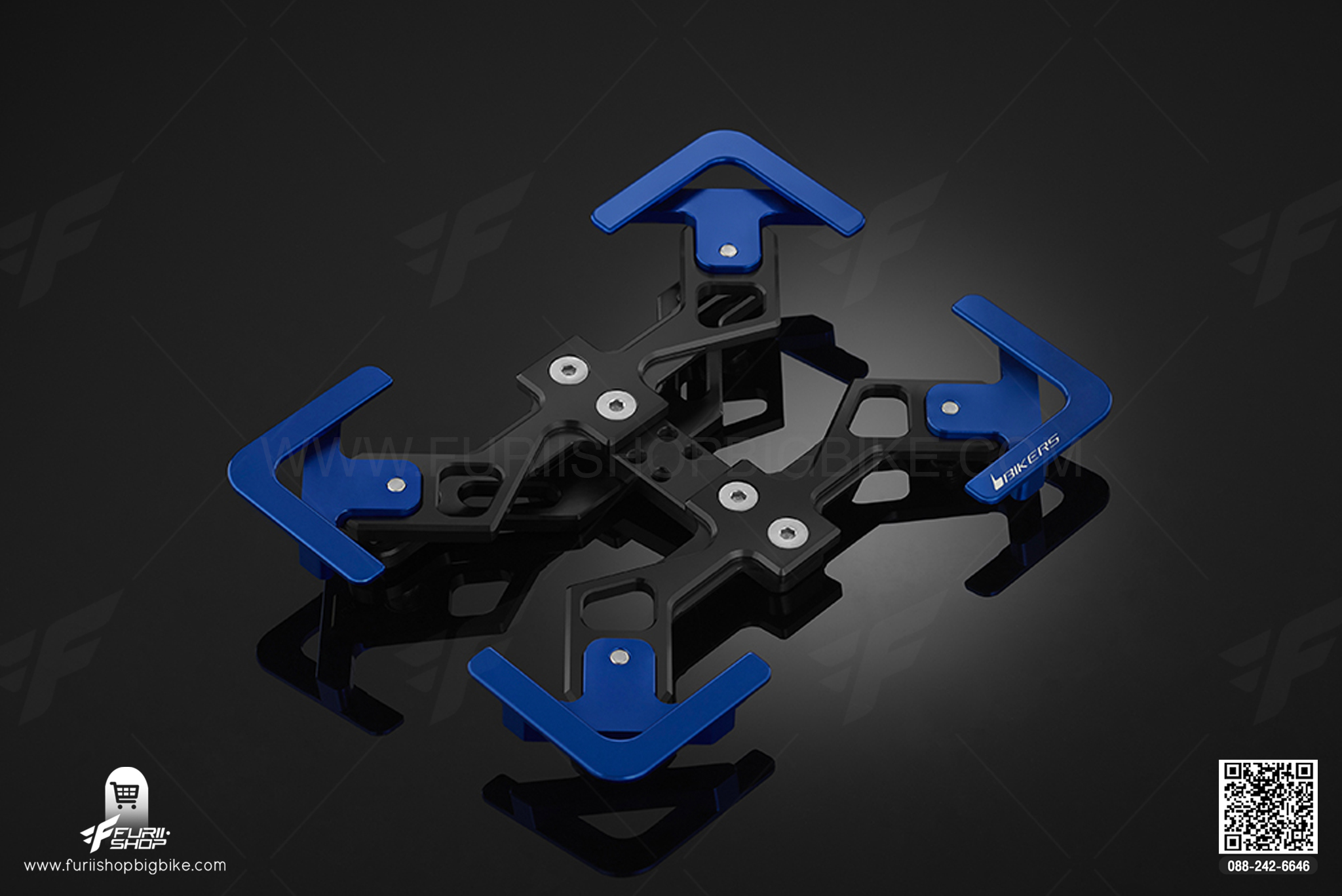 กรอบทะเบียน Premium Rear License Support Bikers Ninja650, Z650, Versys650 2015-2020