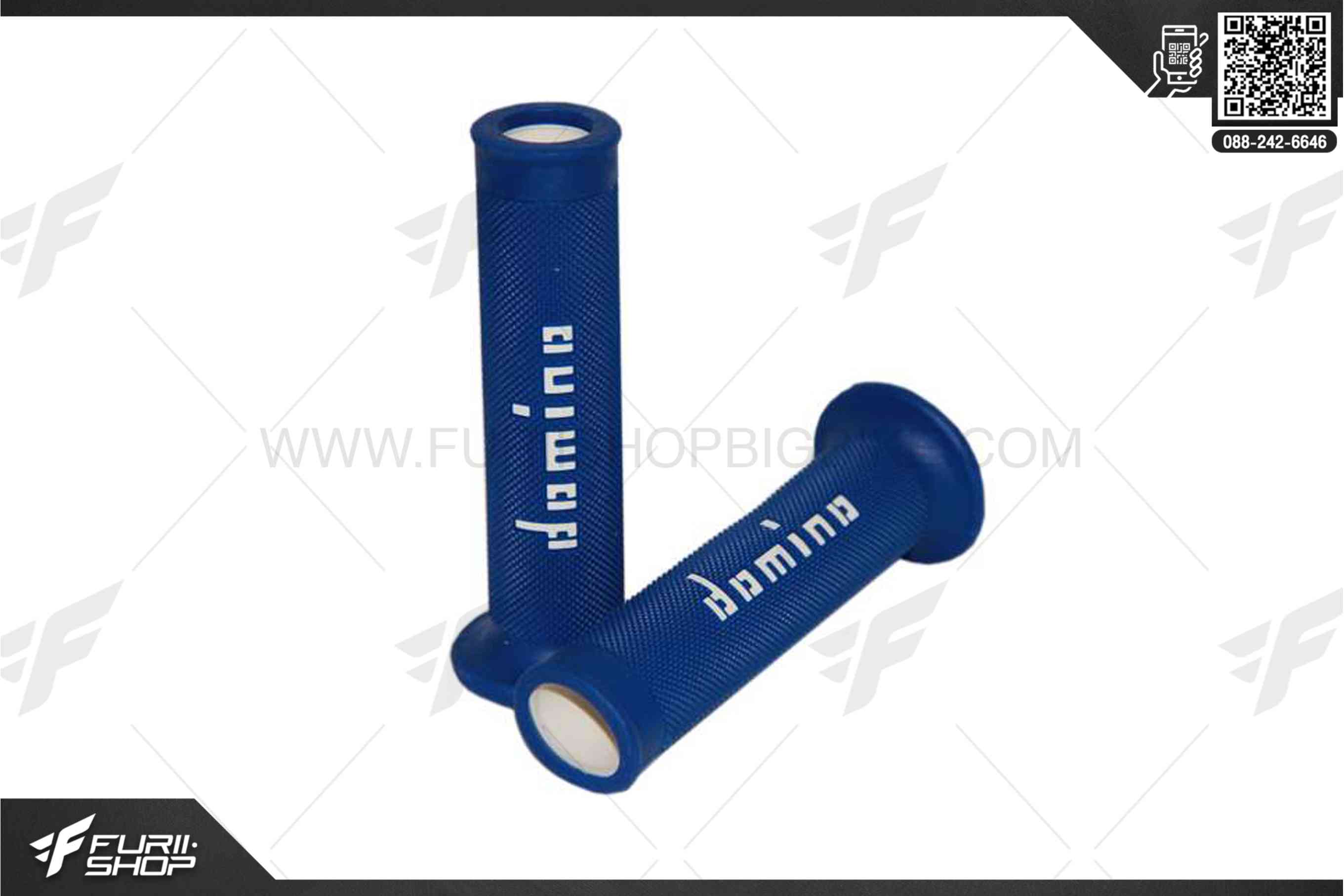 ปลอกแฮนด์ DOMINO A010 GRIP น้ำเงิน ขาว
