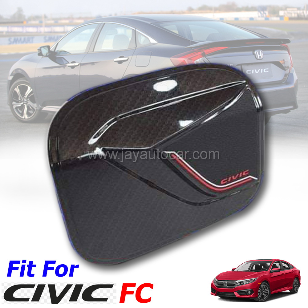 ฝาครอบถังน้ำมัน ลายเคฟล่า คาร์บอน HONDA CIVIC FC 2016-2018 สำหรับ ฮอนด้า ซีวิค 2016-2018