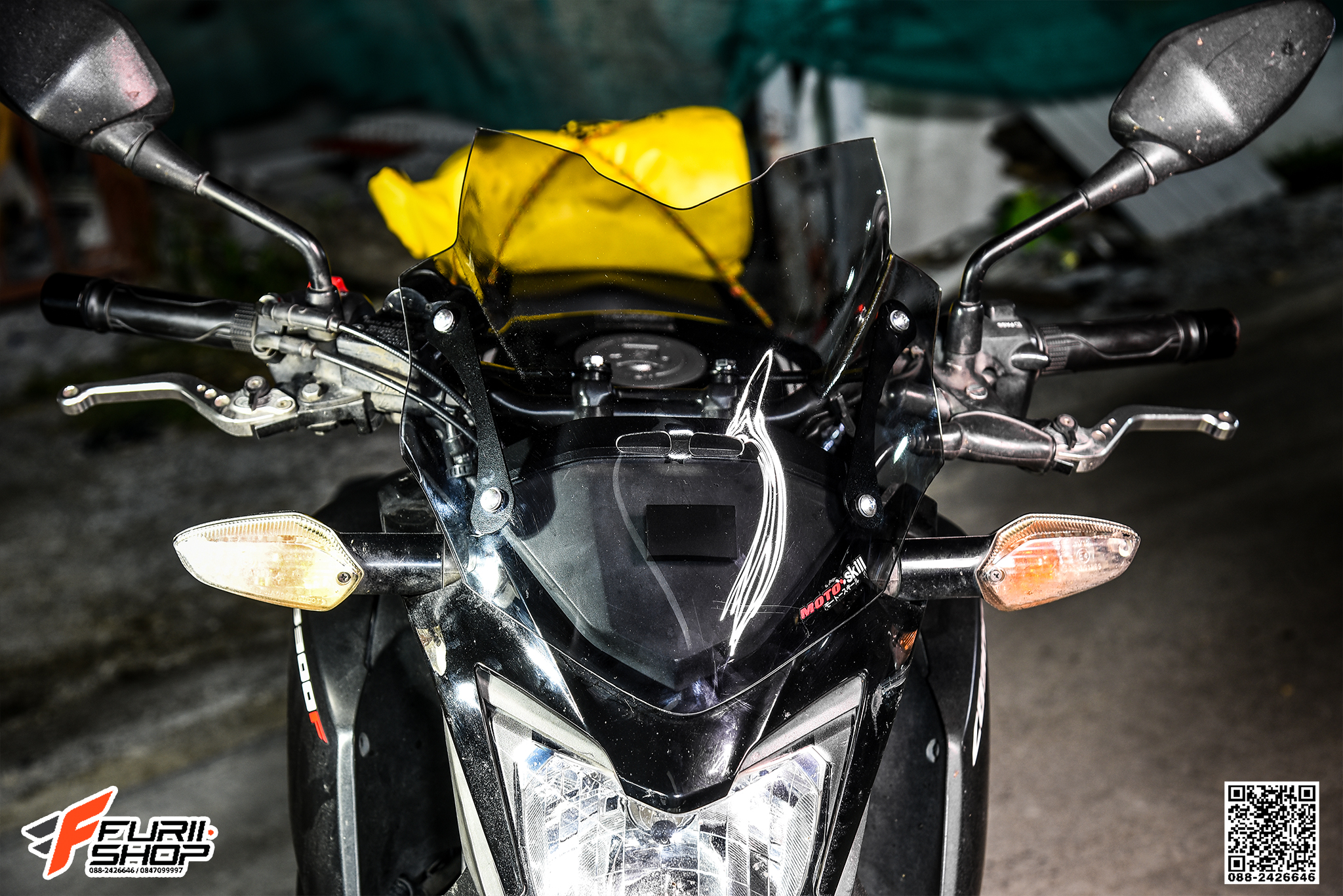 ชิวหน้า MOTOSKILL ใส FOR HONDA CB300F