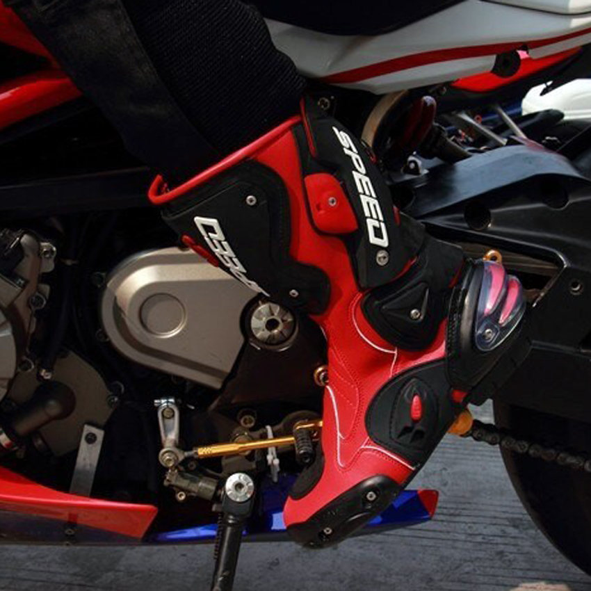 รองเท้าขี่มอเตอร์ไซค์ รองเท้าขับมอไซค์ รองเท้าขับbigbike รองเท้า Pro-Biker Speed B1001 ข้อยาว