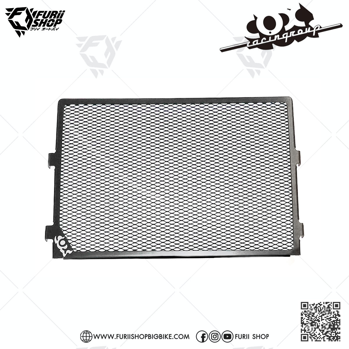 การ์ดหม้อน้ำ Cox Racing Radiator Guard (Titanium) : for Yamaha XSR700 2017-2020