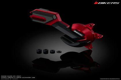 กันแคร้ง BIKERS สีแดง FOR HONDA CB650F