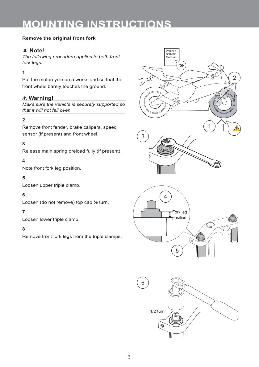 สปริงโช้คหน้า Ohlins FKS217 For Suzuki SV 650 2017-2024