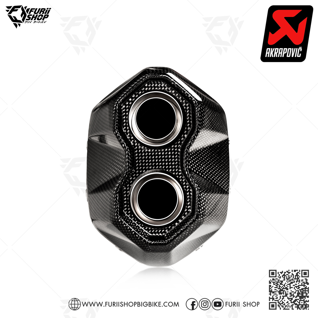 ท่อแต่ง Akrapovic Slip on Black : for Kawasaki Z H2 2020-2022