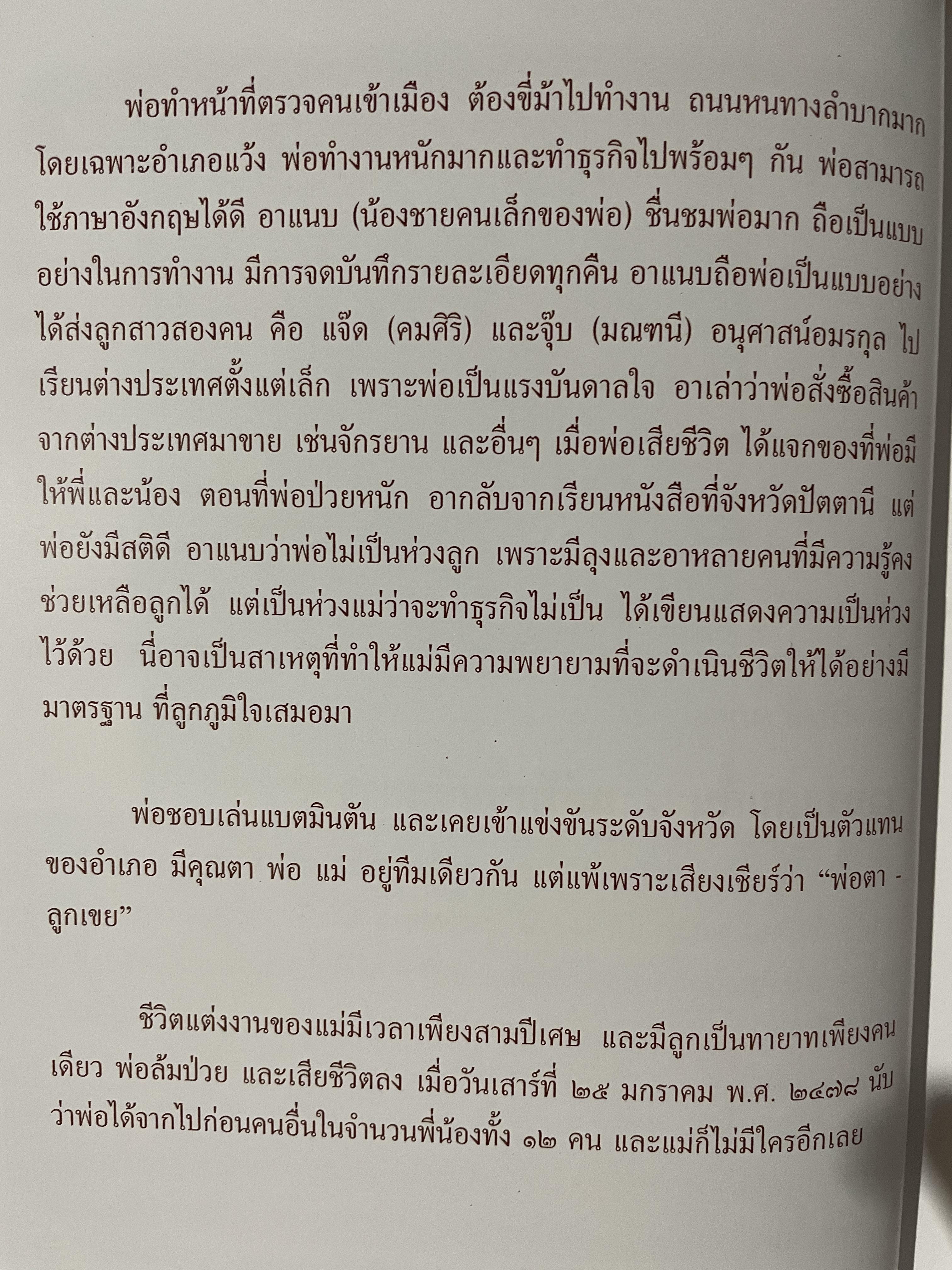 อนุสรณ์แห่งรัก มาลี ณ นคร 0 กก.
