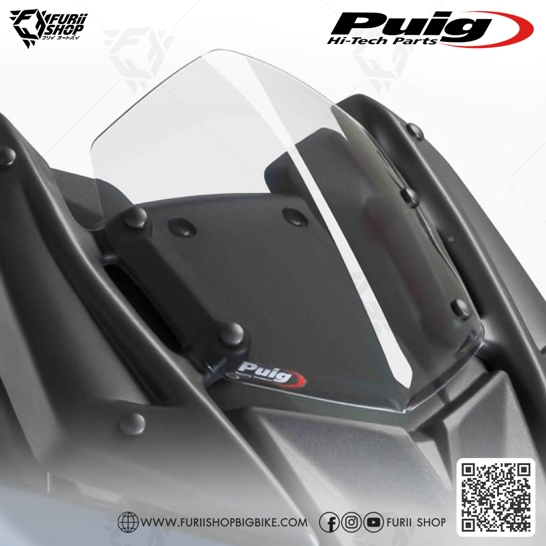 ชิลด์หน้า Puig Windshield Touring : for Yamaha TMAX530 SX/DX 2017-2019 & TMAX560 2020-2021