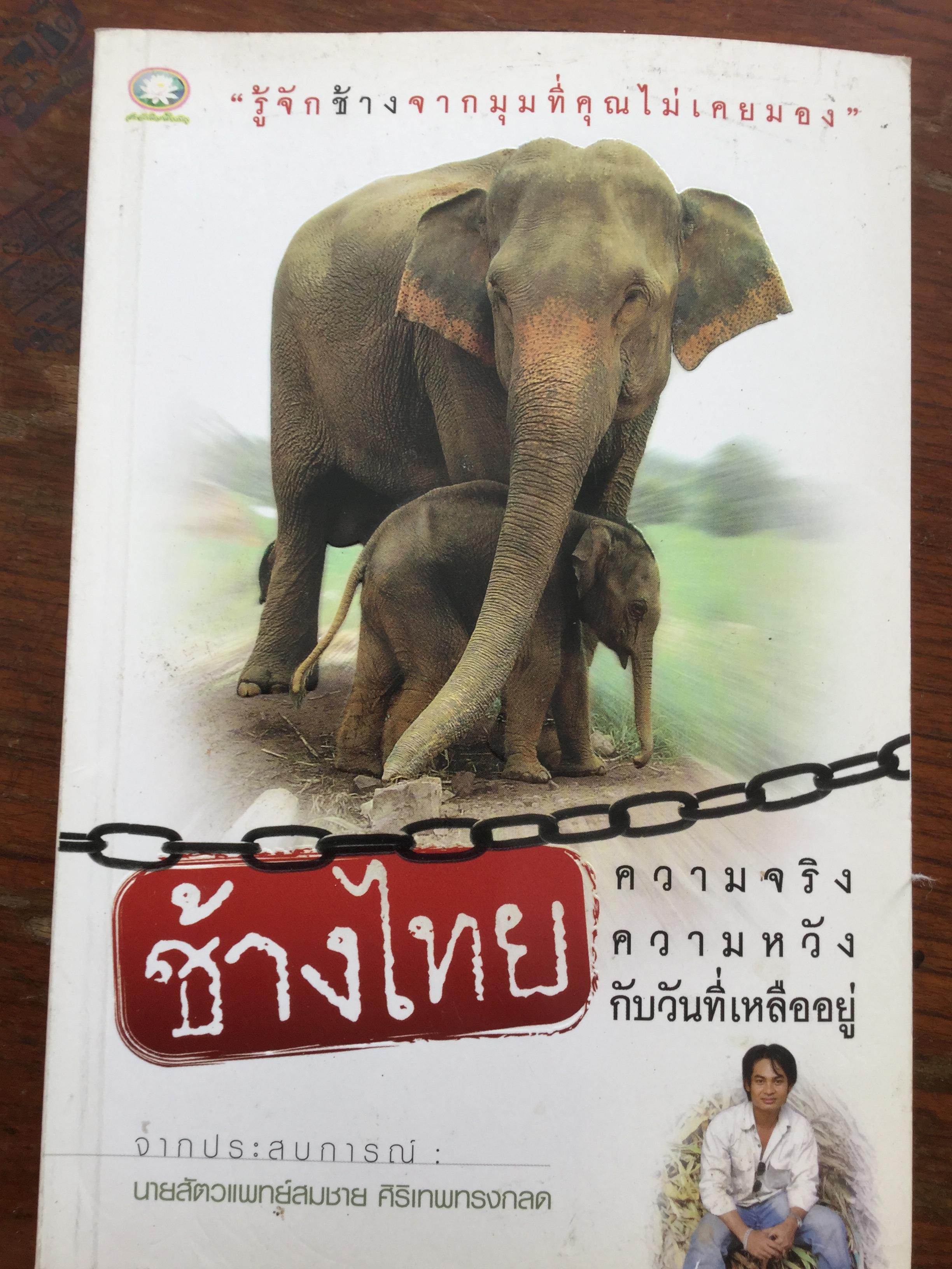 ช้างไทย ความจริงความหวังกับวันที่เหลืออยู่. รู้จักช้างจากมุมที่คุณไม่เคยมอง. จากประสบการณ์ : นายสัตวแพทย์สมชาย ศิริทรงกลด 1 กก.