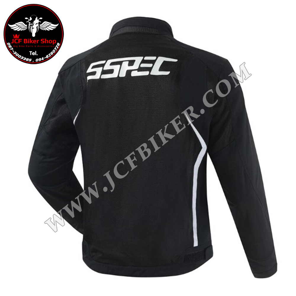 เสื้อการ์ด เสื้อการ์ดมอเตอร์ไซค์ SSPEC SCJ-6002 B2 ผ้าตาข่ายโพลีเอสเตอร์ระบายอากาศ สวมใส่สบาย