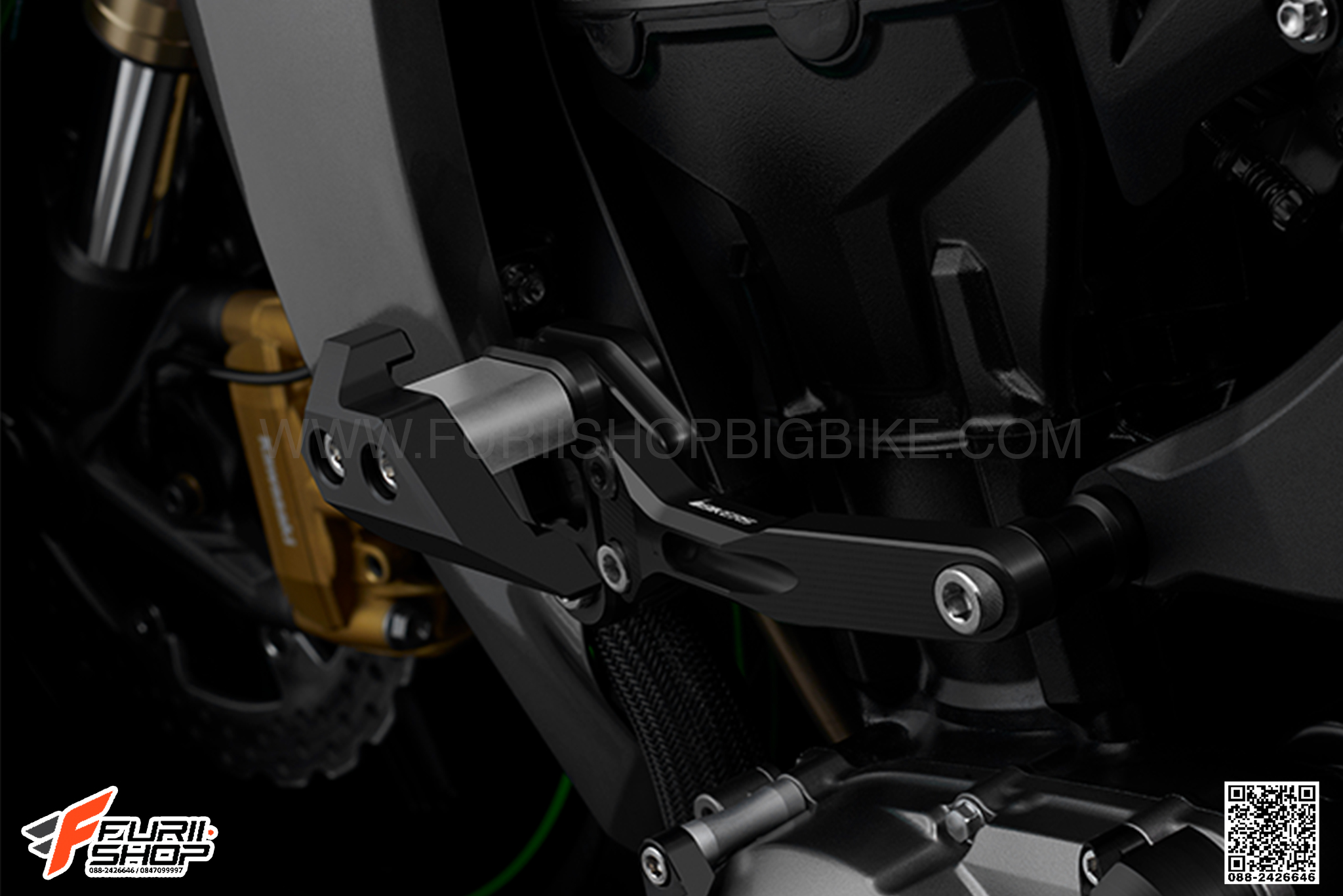 กันล้มข้าง BIKERS สีดำ FOR KAWASAKI Z1000