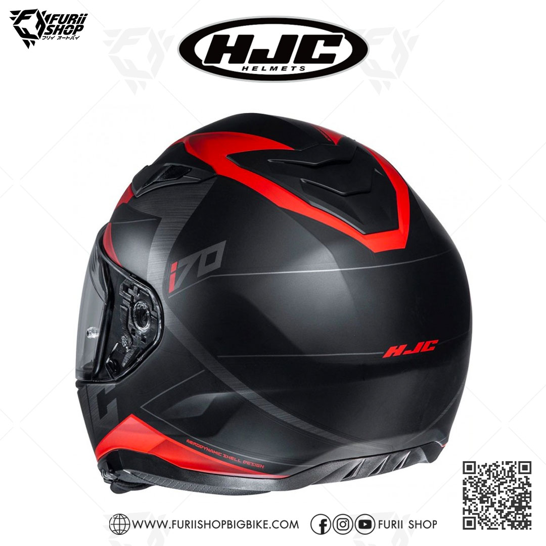 หมวกกันน็อคเต็มใบ(มีแว่นกันแดด) HJC I70 : ELUMA MC1SF