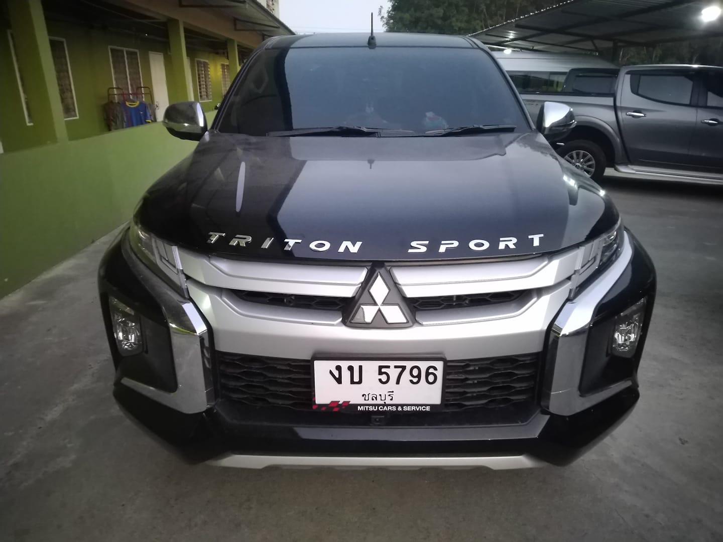 ตัวหนังสือ Triton Sport 3มิติ ตัวนูนฝากระโปรง(สีดำ)