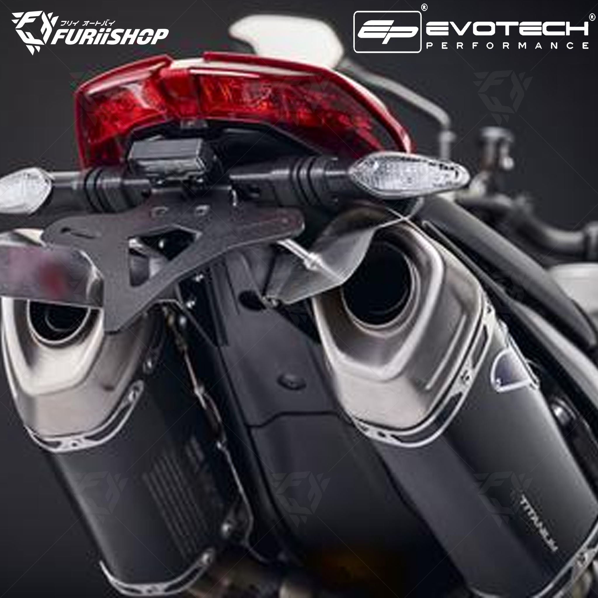 ท้ายสั้น EVOTECH For : DUCATI Hypermotard 950