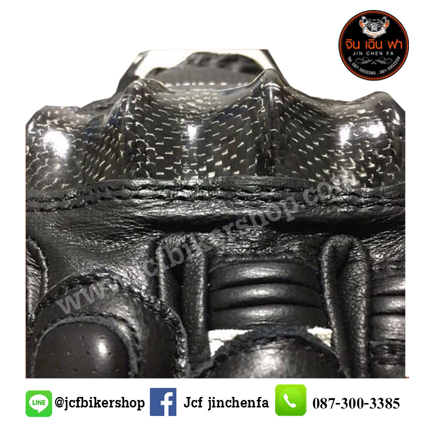 ถุงมือมอไซค์ ถุงมือมอเตอร์ไซค์ ถุงมือขับมอเตอร์ไซค์ ถุงมือ Ducati ข้อยาว V1