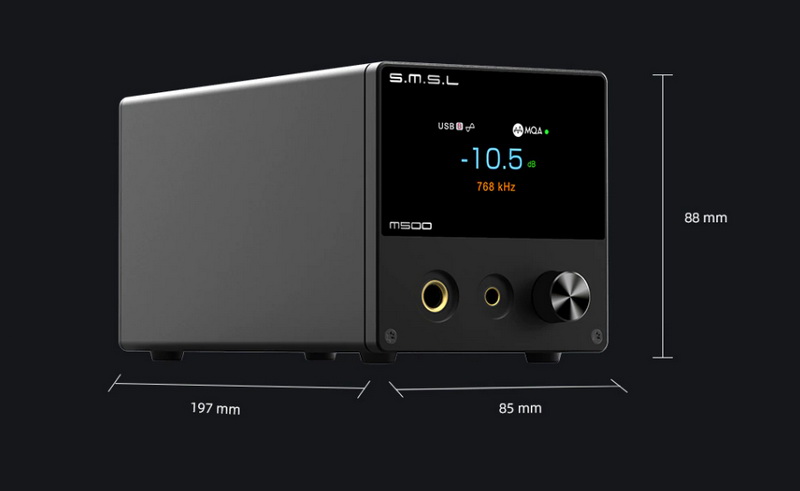 ขาย SMSL M500 MKIII Bluetooth DAC/AMP ตั้งโต๊ะ รองรับ MQA ประกันศูนย์ไทย