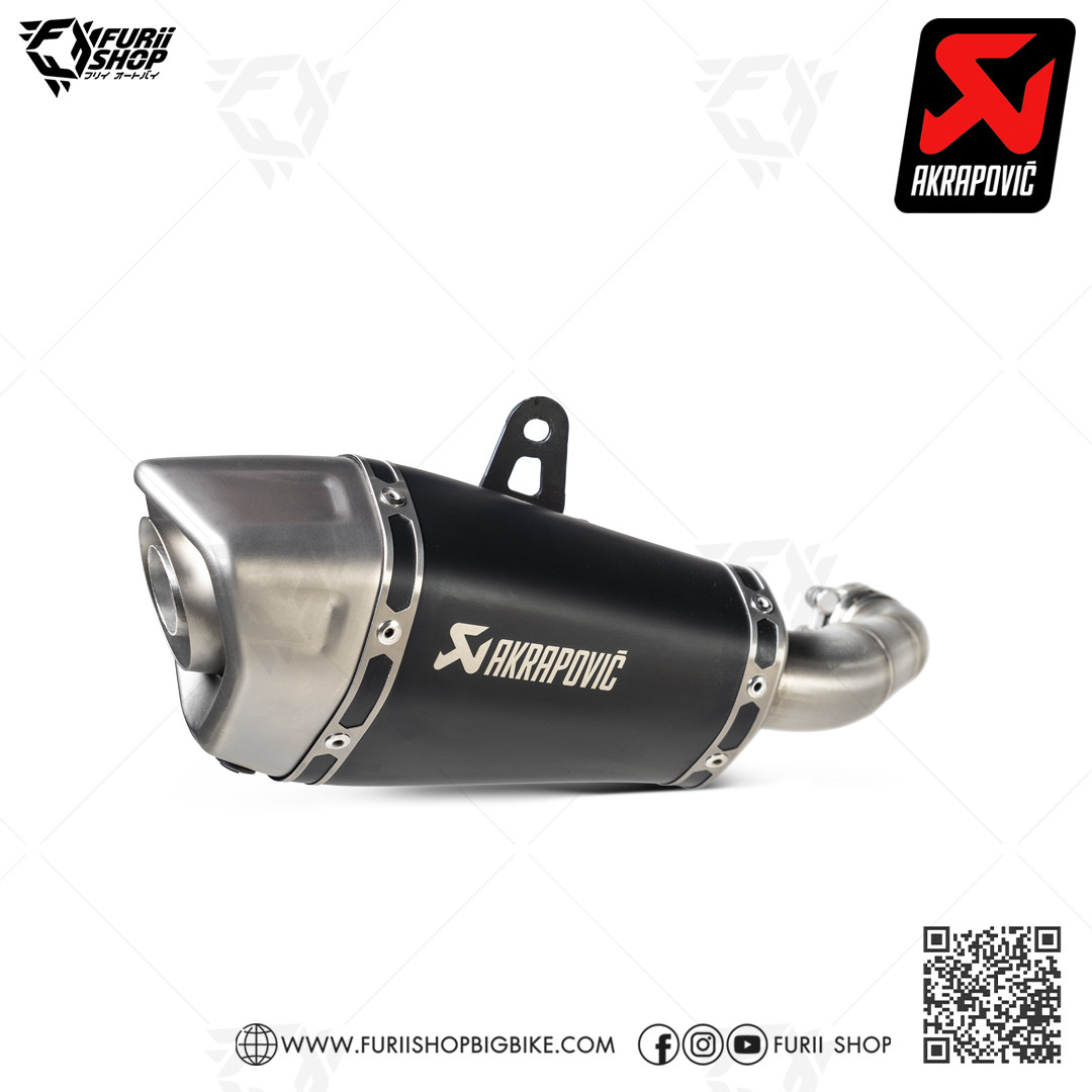 ท่อแต่ง Akrapovic Slip on Shorty Black : for Honda MsX/Grom 2021 All new