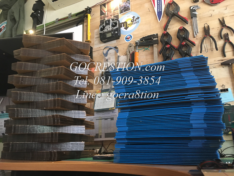 งาน อะคริลิค แปรรูป ตามแบบ April 2018 by GO CREATION